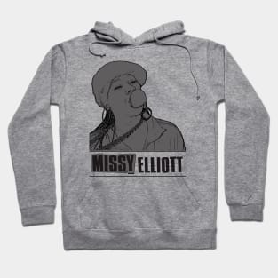 Missy elliott // Black Retro Hoodie